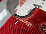 Carbon Fibre Engine Cover RED Prototype