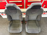 Suede Blue/Black Recaro Seats