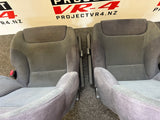 Suede Blue/Black Recaro Seats