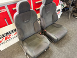 Suede Blue/Black Recaro Seats