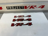 Genuine VR-4 Rear Emblem