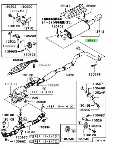 Exhaust, Main Muffler
